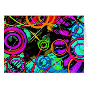Cartão Abstrato Art