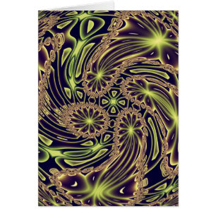 Cartão Abstrato Art Happy Dance