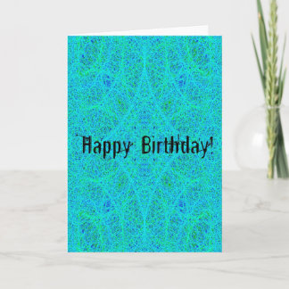 Cartão Abstrato Birthday