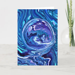 Cartão Abstrato Color Study 102, placa