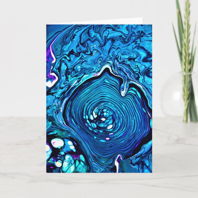 Cartão Abstrato Color Study 112, placa (Frente)