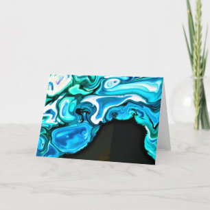 Cartão Abstrato Color Study 115, placa