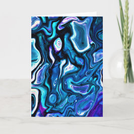 Cartão Abstrato Color Study 118, placa