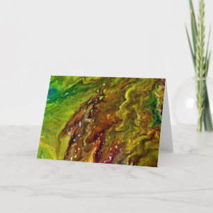 Cartão Abstrato Color Study 11, placa