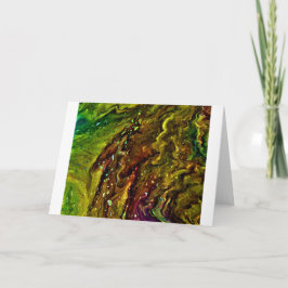 Cartão Abstrato Color Study 11, placa