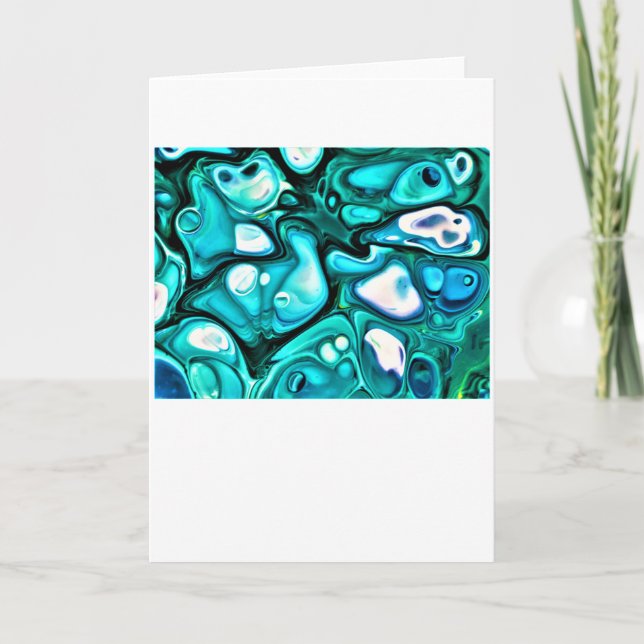 Cartão Abstrato Color Study 125, placa (Frente)