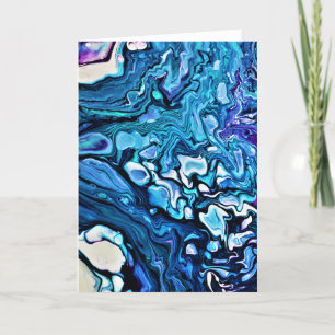 Cartão Abstrato Color Study 135, placa