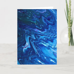 Cartão Abstrato Color Study 141, placa