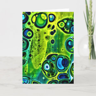 Cartão Abstrato Color Study 160, placa