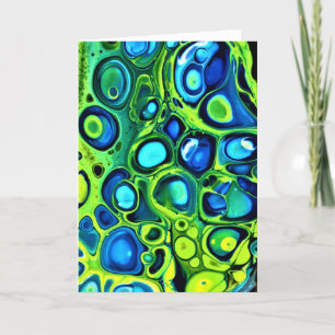 Cartão Abstrato Color Study 161, placa