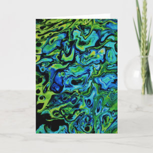 Cartão Abstrato Color Study 163, placa