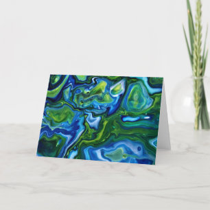 Cartão Abstrato Color Study 164, placa