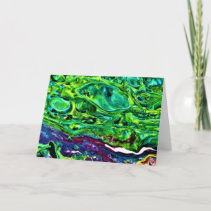 Cartão Abstrato Color Study 168, placa