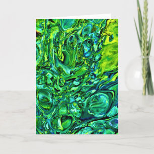 Cartão Abstrato Color Study 169, placa