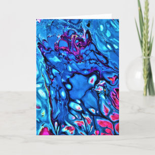 Cartão Abstrato Color Study 171, placa