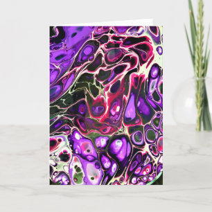 Cartão Abstrato Color Study 188, placa