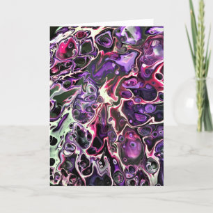 Cartão Abstrato Color Study 189, placa