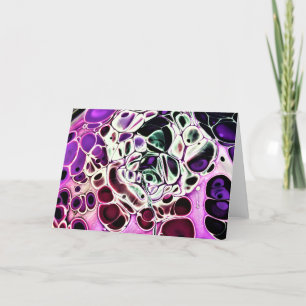 Cartão Abstrato Color Study 192, placa