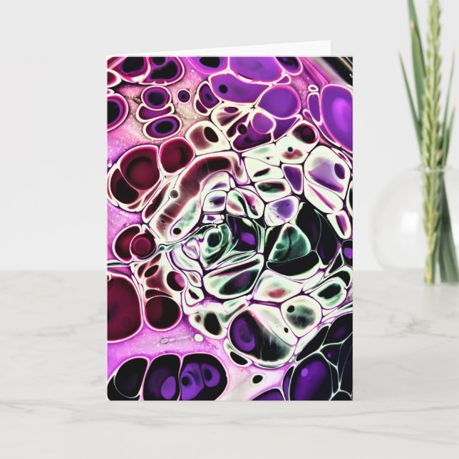 Cartão Abstrato Color Study 192, placa (Frente)