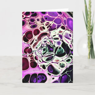 Cartão Abstrato Color Study 192, placa