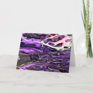 Cartão Abstrato Color Study 195, placa