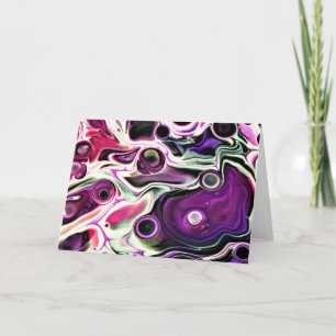 Cartão Abstrato Color Study 196, placa