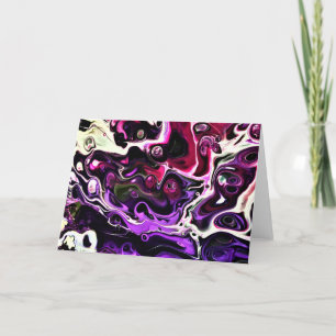 Cartão Abstrato Color Study 199, placa