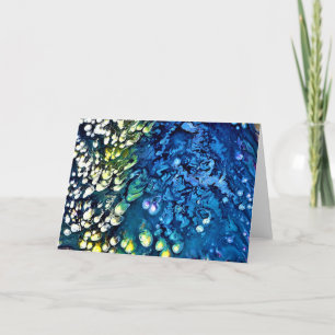 Cartão Abstrato Color Study 19, placa