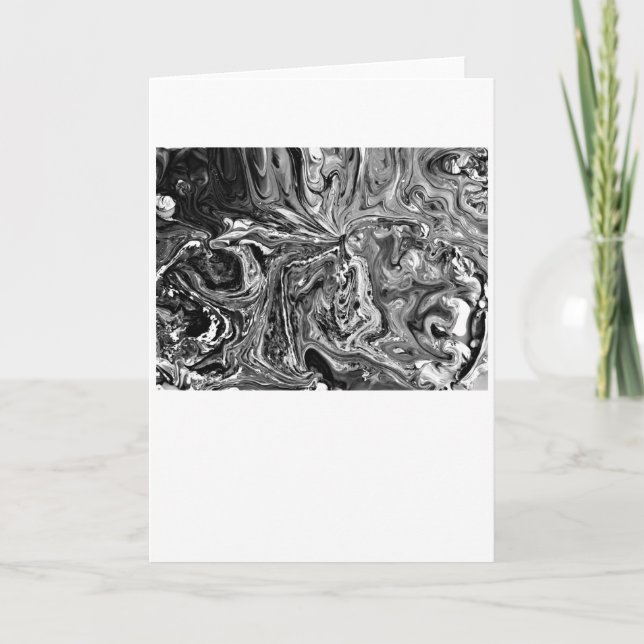 Cartão Abstrato Color Study 1 / Noir, Card (Frente)