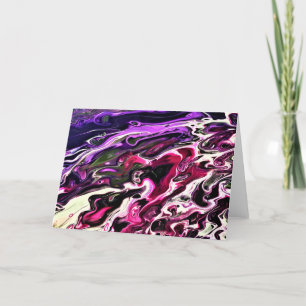 Cartão Abstrato Color Study 200, placa