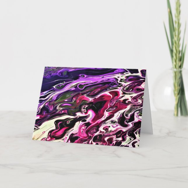 Cartão Abstrato Color Study 200, placa (Frente)