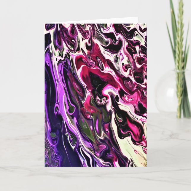 Cartão Abstrato Color Study 200, placa (Frente)