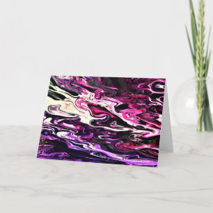 Cartão Abstrato Color Study 202, placa