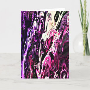 Cartão Abstrato Color Study 202, placa