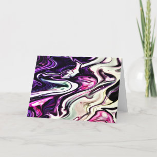 Cartão Abstrato Color Study 206, placa