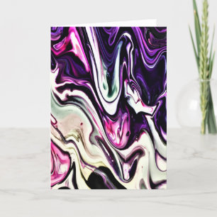 Cartão Abstrato Color Study 206, placa