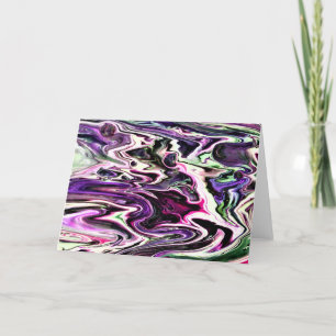 Cartão Abstrato Color Study 207, placa