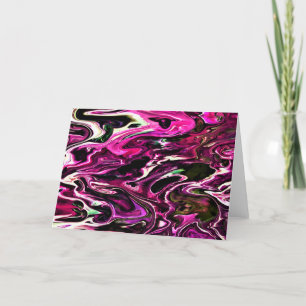 Cartão Abstrato Color Study 208, placa