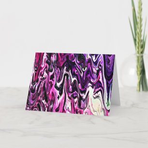 Cartão Abstrato Color Study 209, placa