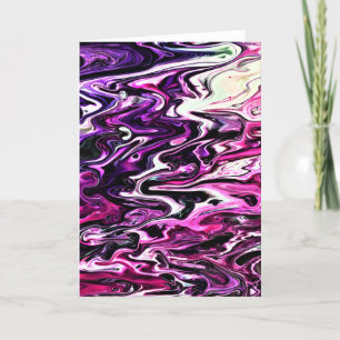 Cartão Abstrato Color Study 209, placa