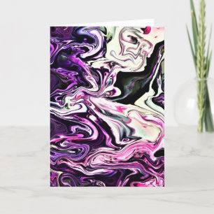 Cartão Abstrato Color Study 215, placa