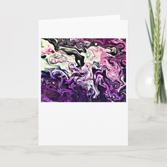 Cartão Abstrato Color Study 218, Card (Frente)