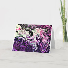 Cartão Abstrato Color Study 218, Card