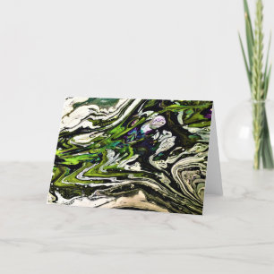 Cartão Abstrato Color Study 21, placa