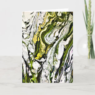 Cartão Abstrato Color Study 22, placa