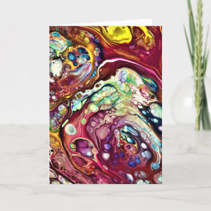 Cartão Abstrato Color Study 230, placa