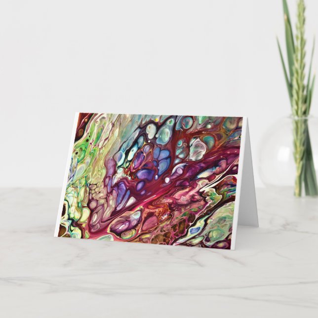 Cartão Abstrato Color Study 231, Card (Frente)