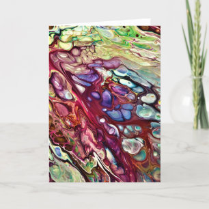 Cartão Abstrato Color Study 231, placa