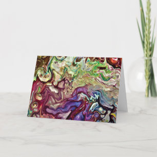 Cartão Abstrato Color Study 233, placa