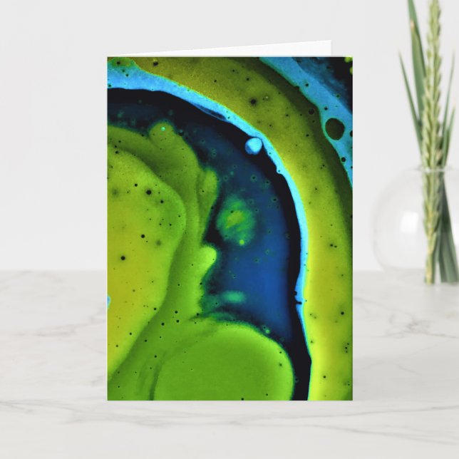 Cartão Abstrato Color Study 240, placa (Frente)